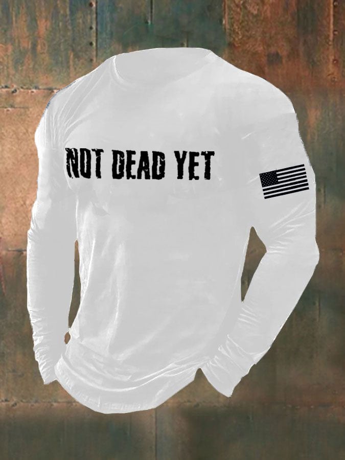 Men's Not Dead Yet Veterans Day Top