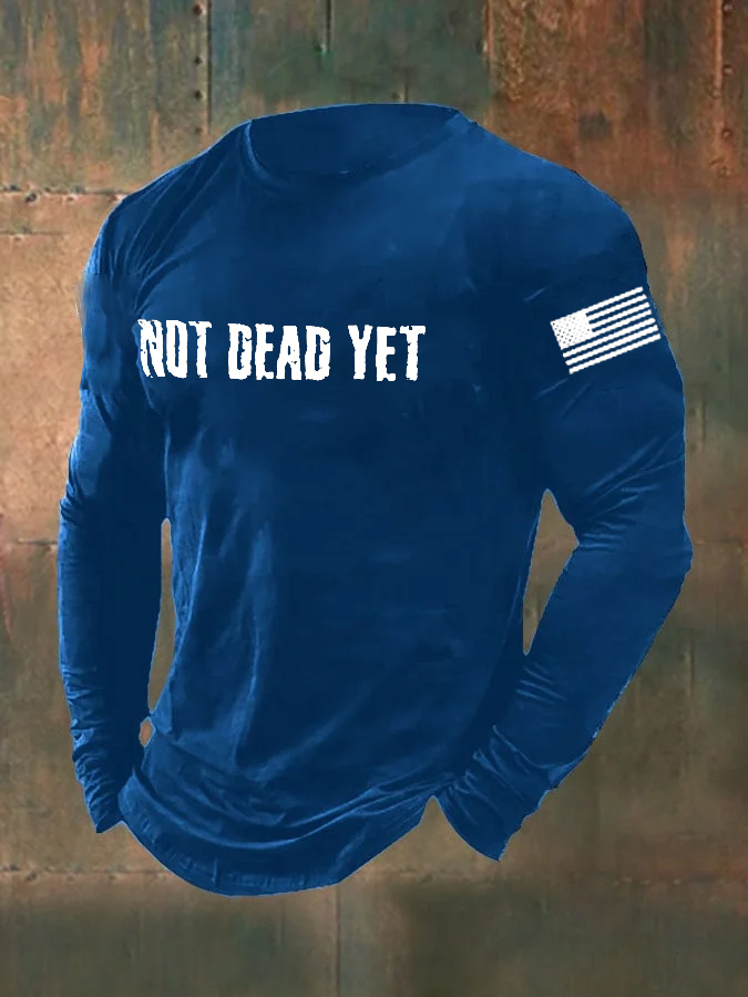 Men's Not Dead Yet Veterans Day Top