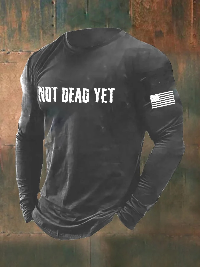 Men's Not Dead Yet Veterans Day Top
