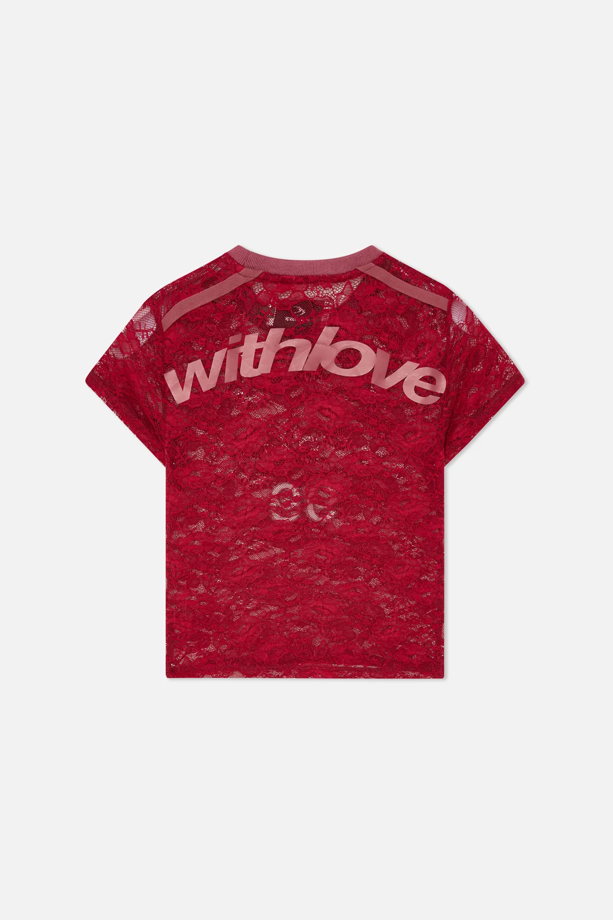 99 Lace Burgundy Top