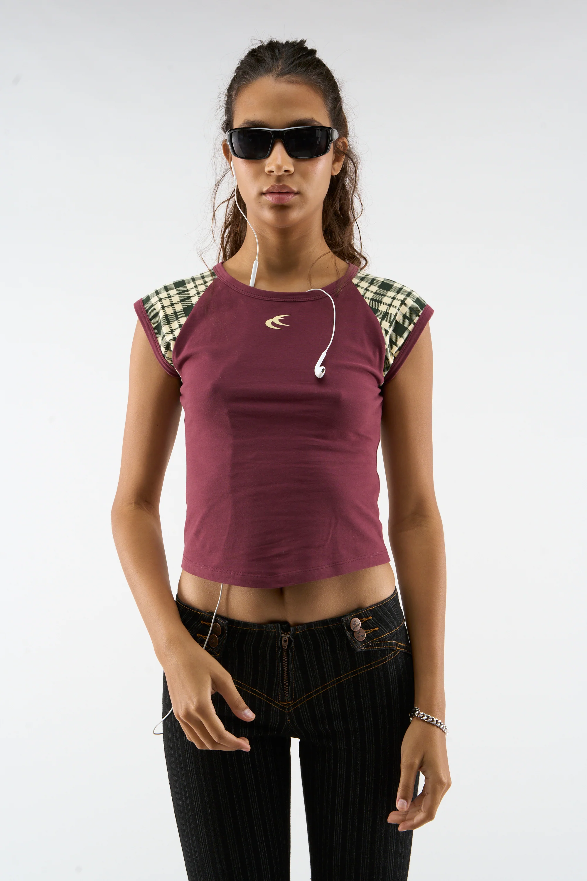 Nina Burgundy Top