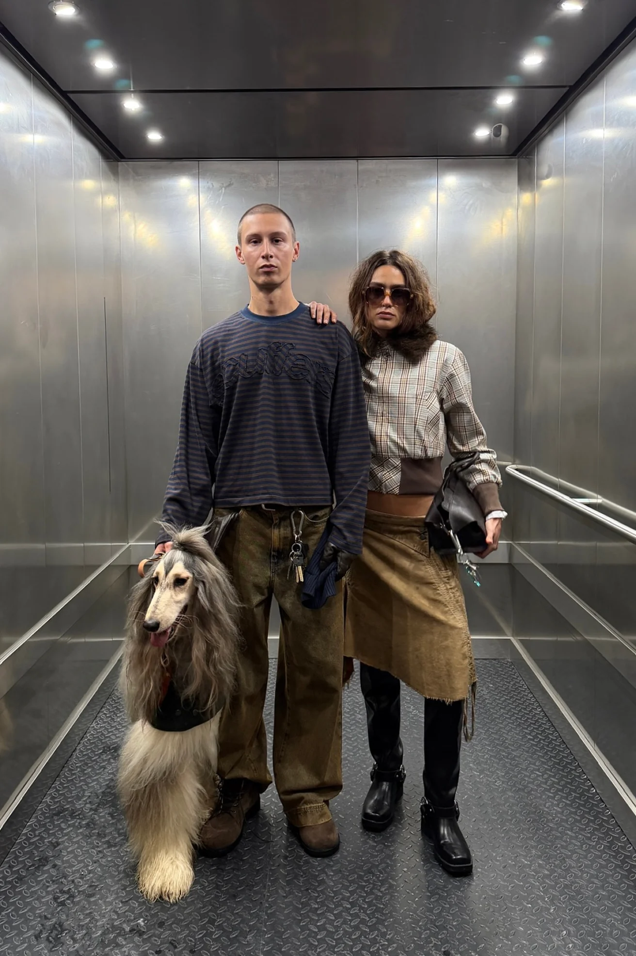 Raw Striped Brown Longsleeve