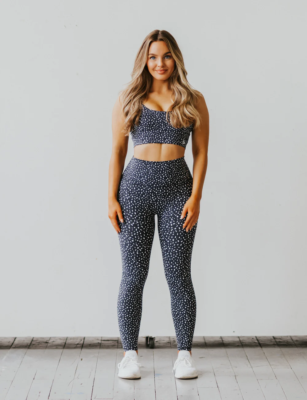 Astoria LUXE IGNITE Full Length Legging - Black Speckle