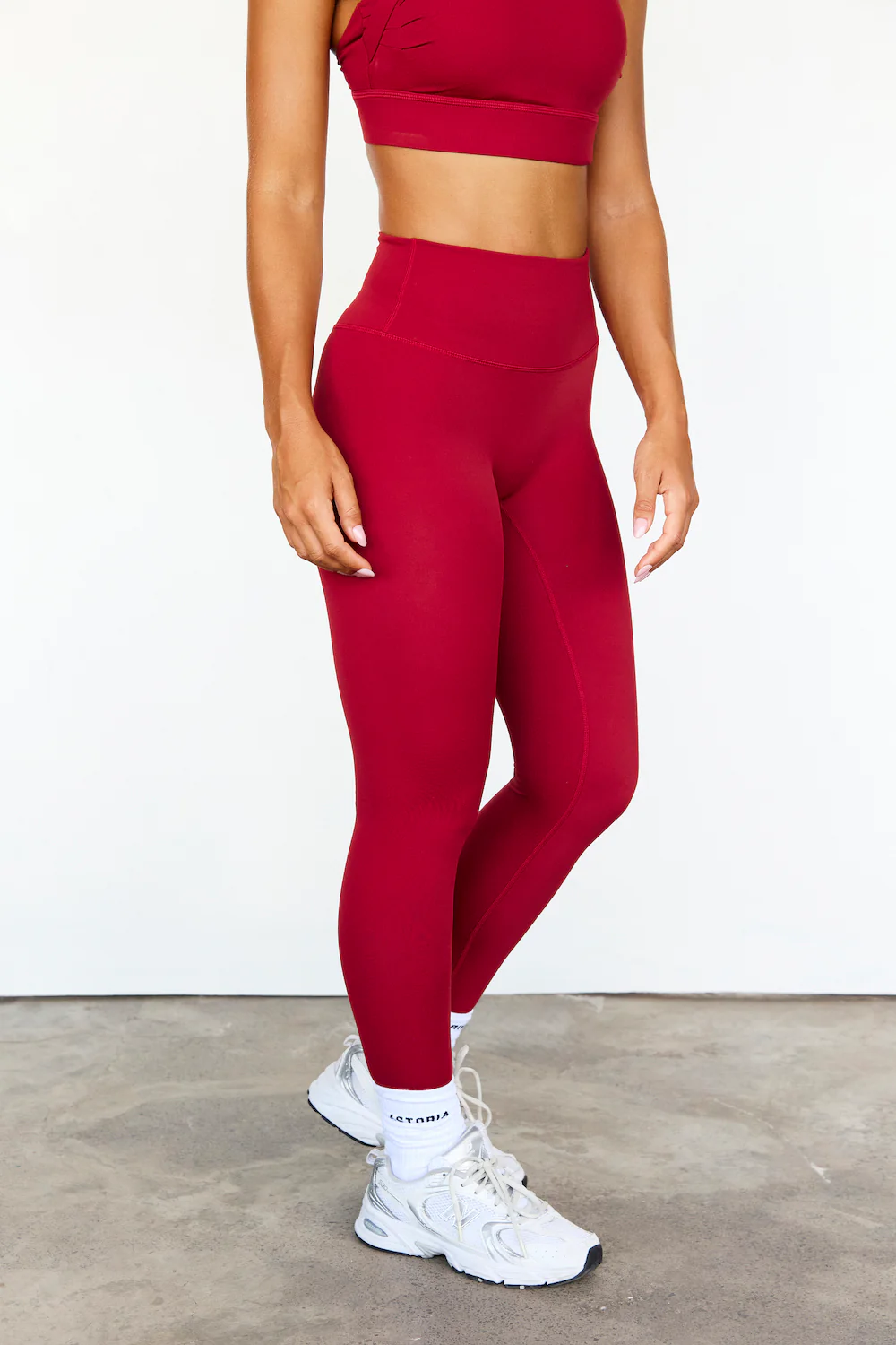 Astoria LUXE BALANCE Full Length Legging - Dark Cherry