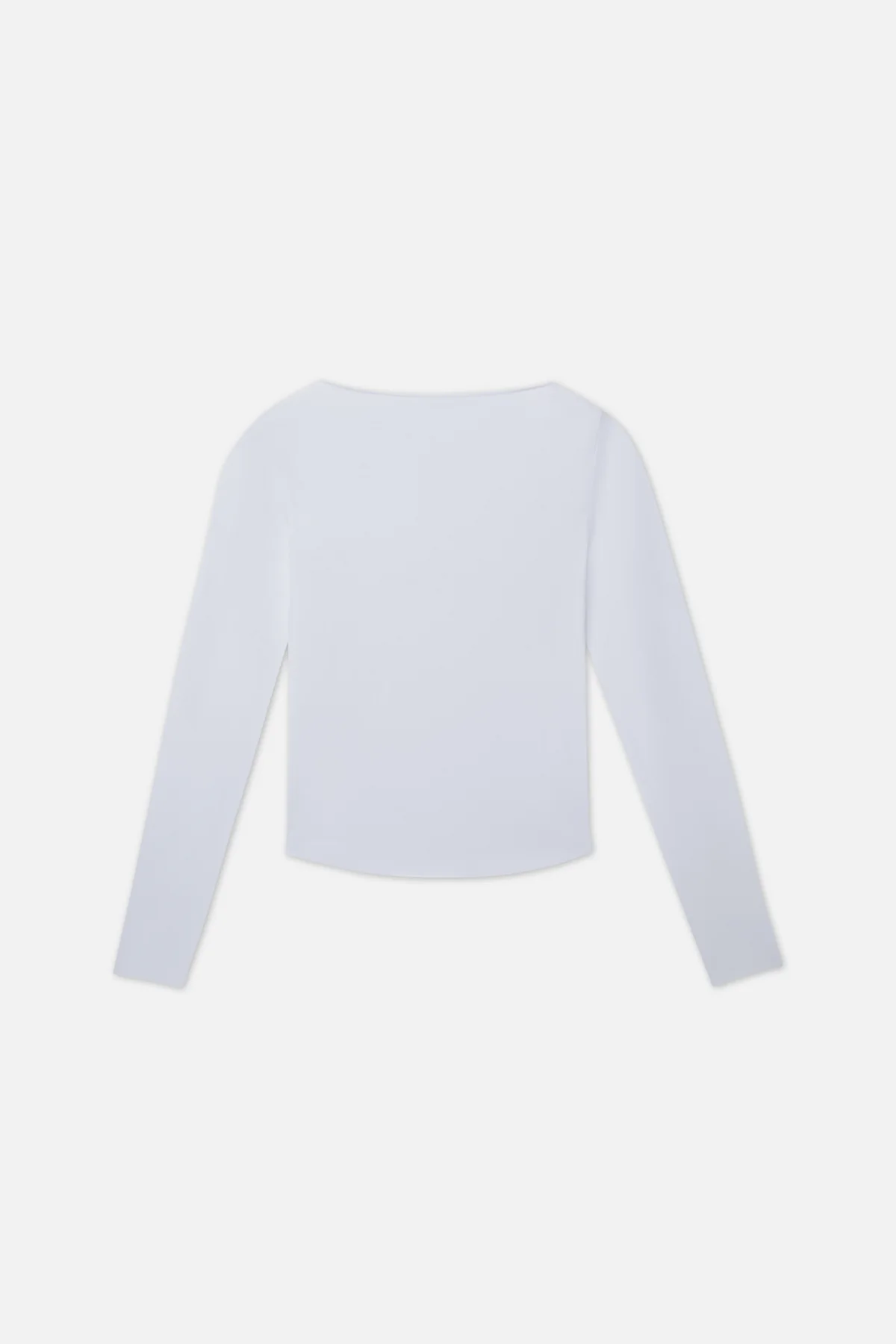 Logo White Longsleeve