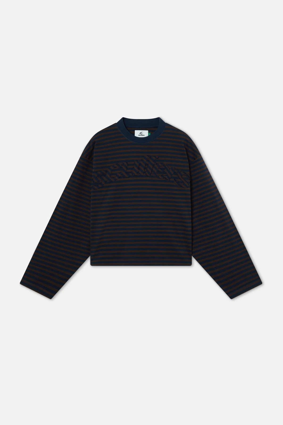 Raw Striped Brown Longsleeve