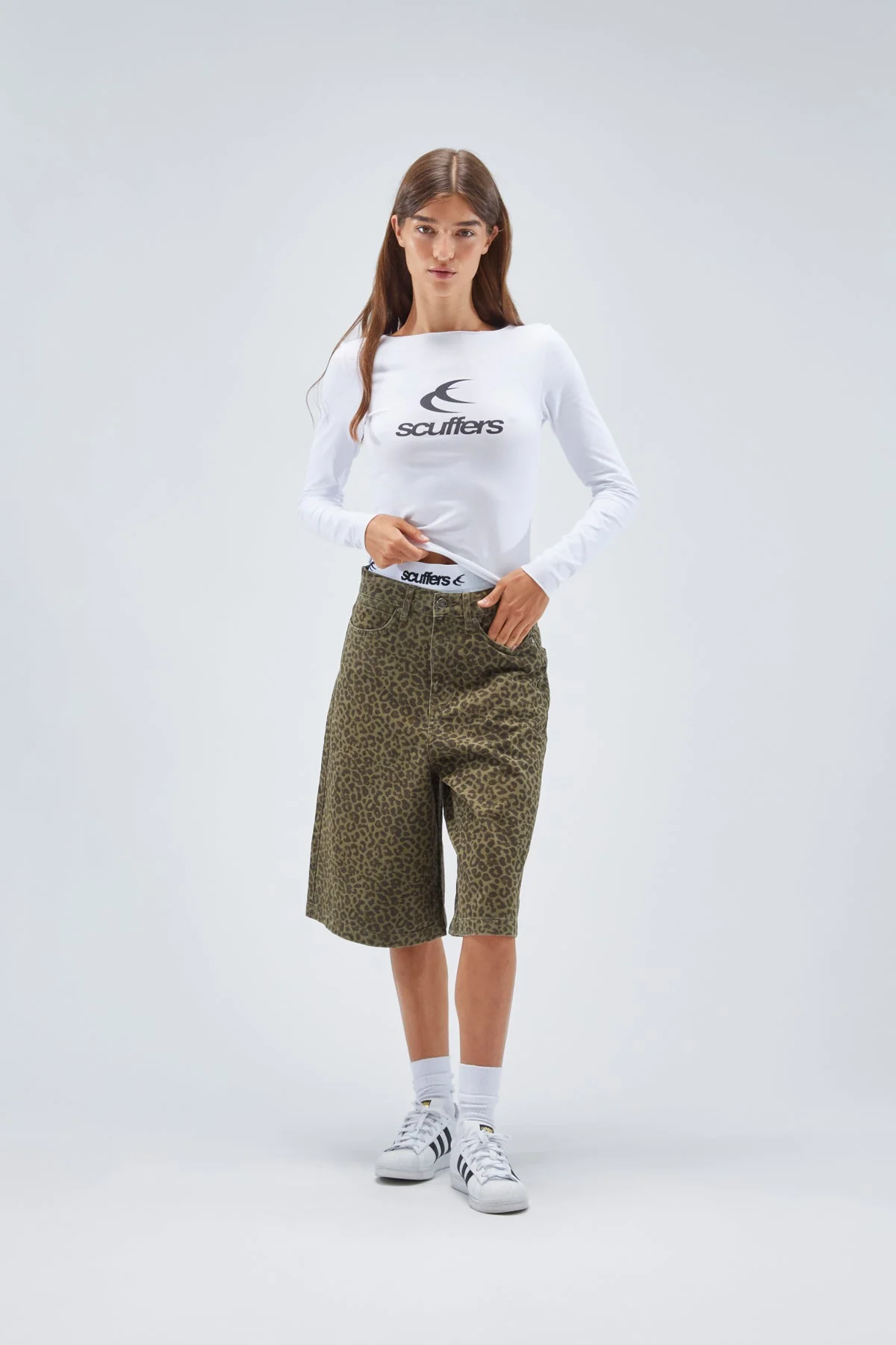 Logo White Longsleeve