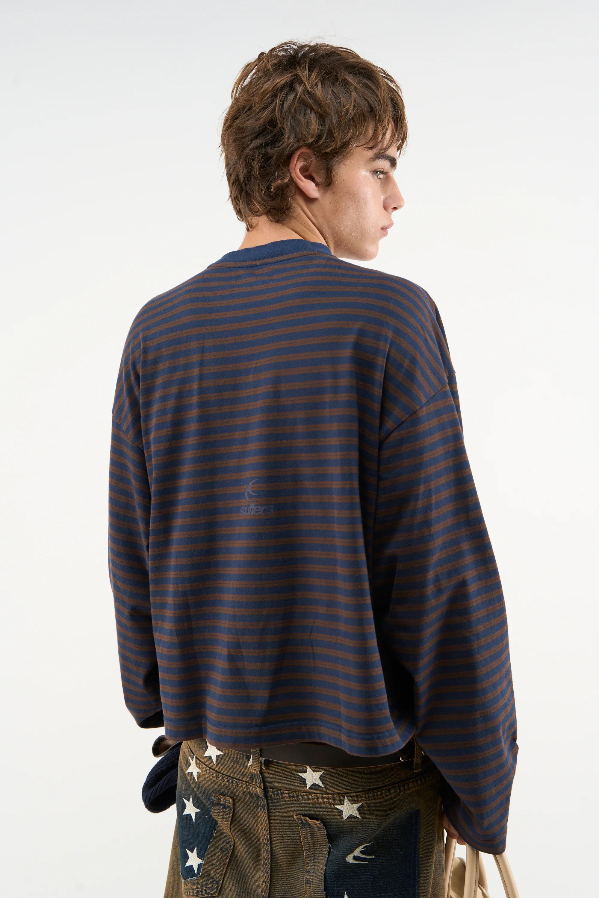 Raw Striped Brown Longsleeve