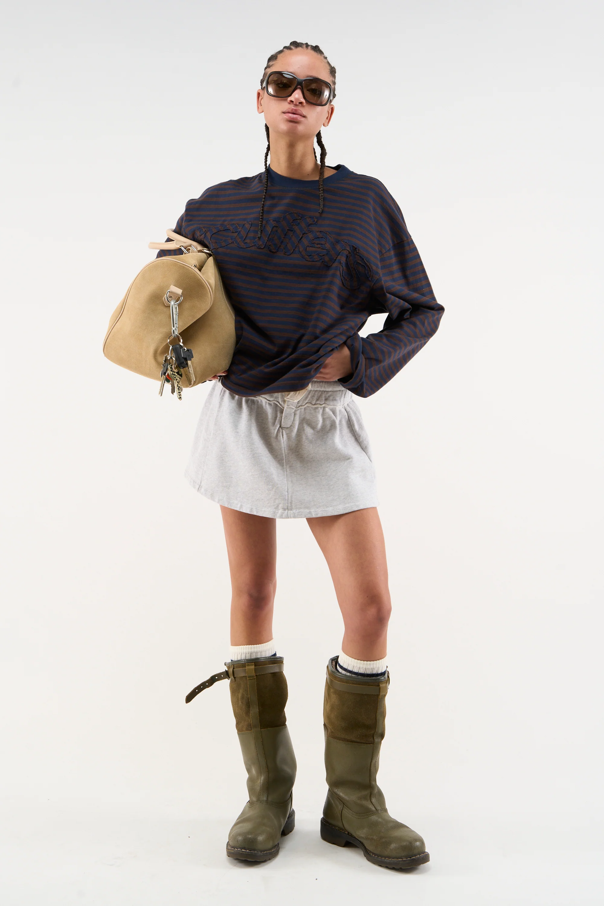 Raw Striped Brown Longsleeve