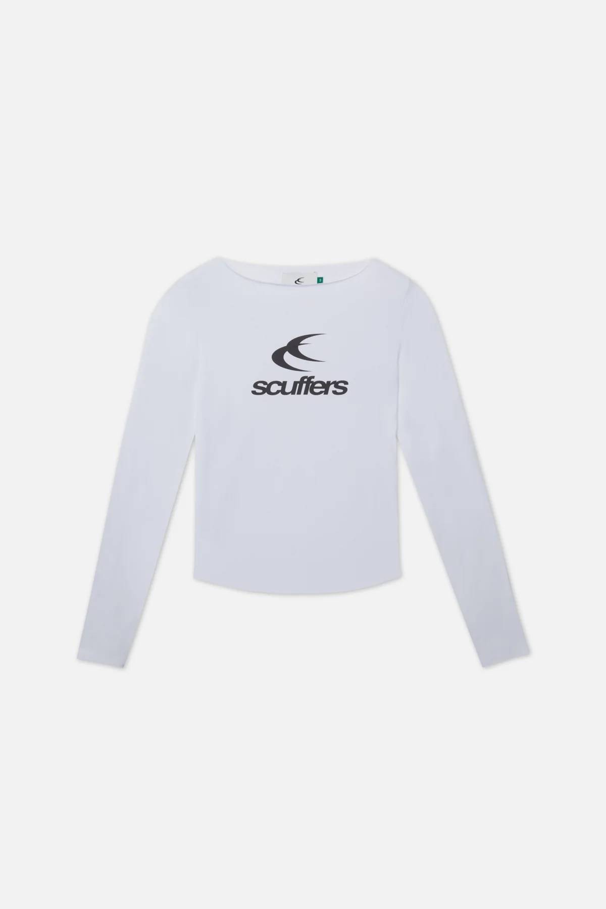 Logo White Longsleeve