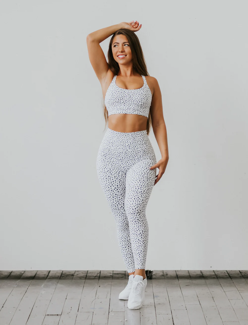 Astoria LUXE IGNITE Full Length Legging - White Speckle