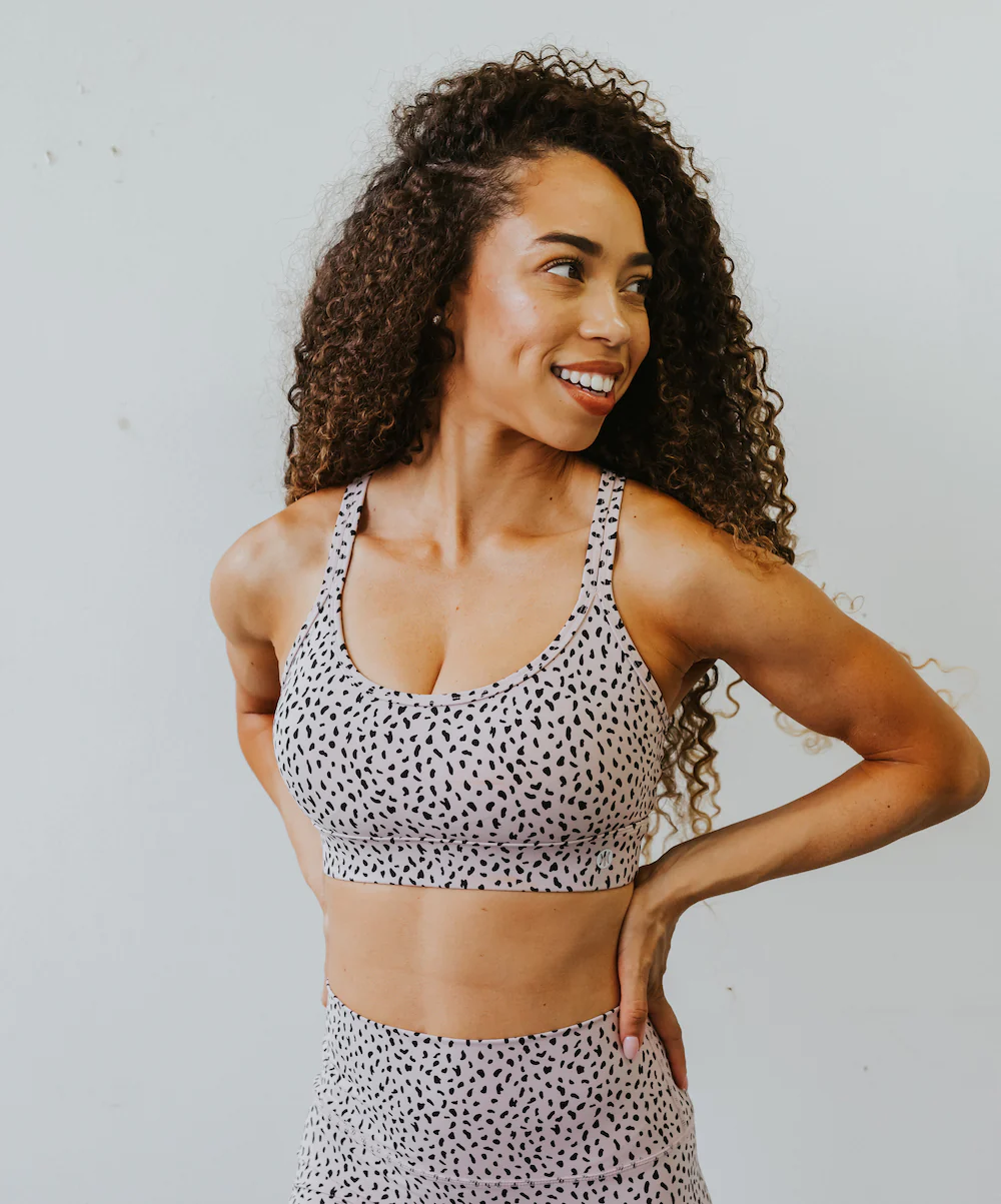 Astoria LUXE IGNITE Sports Bra - Beige Speckle