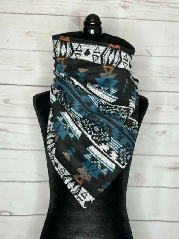 Regal Western Aztec Warm Neck Hood
