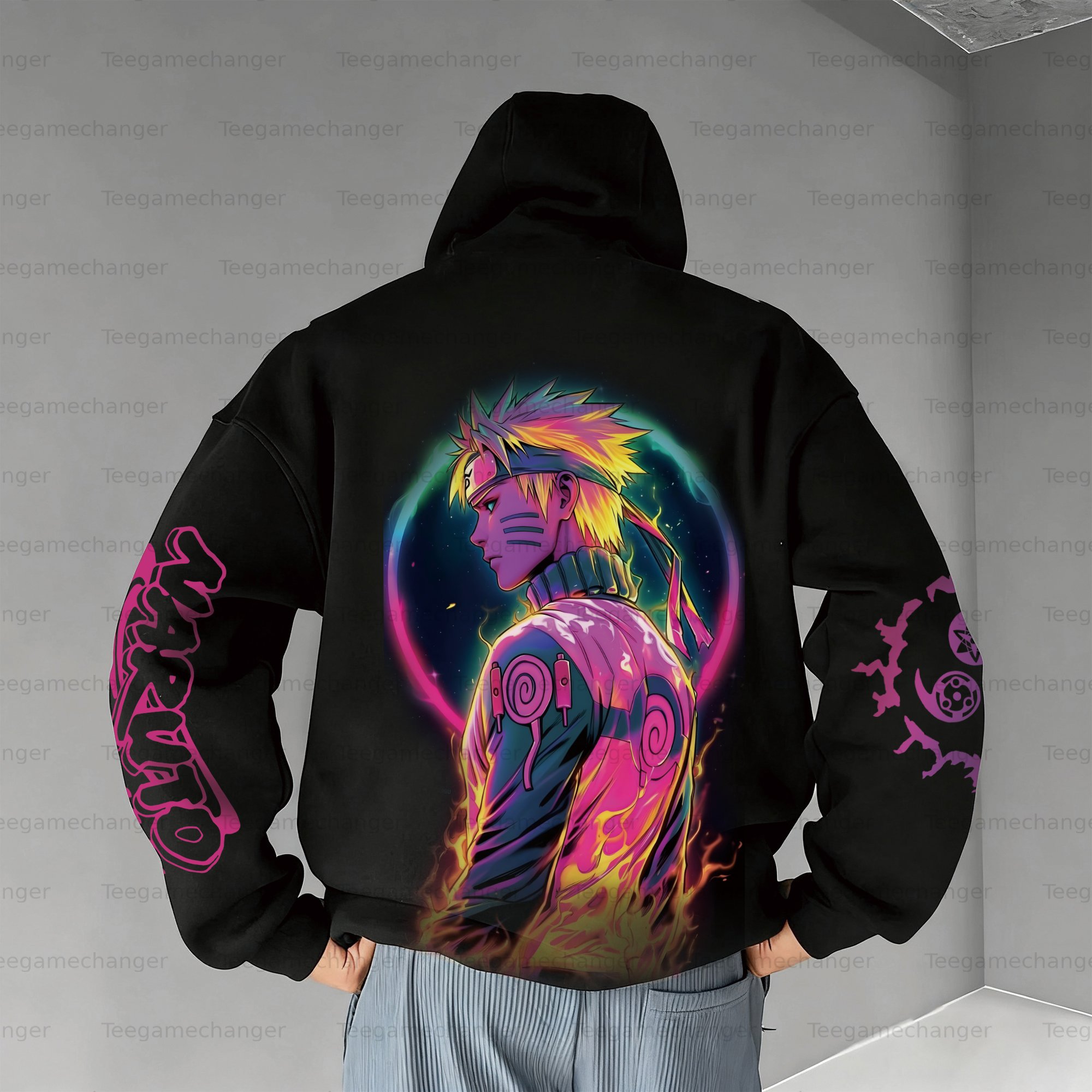 Unisex Anime Graphic Streetwear Vintage Hoodie