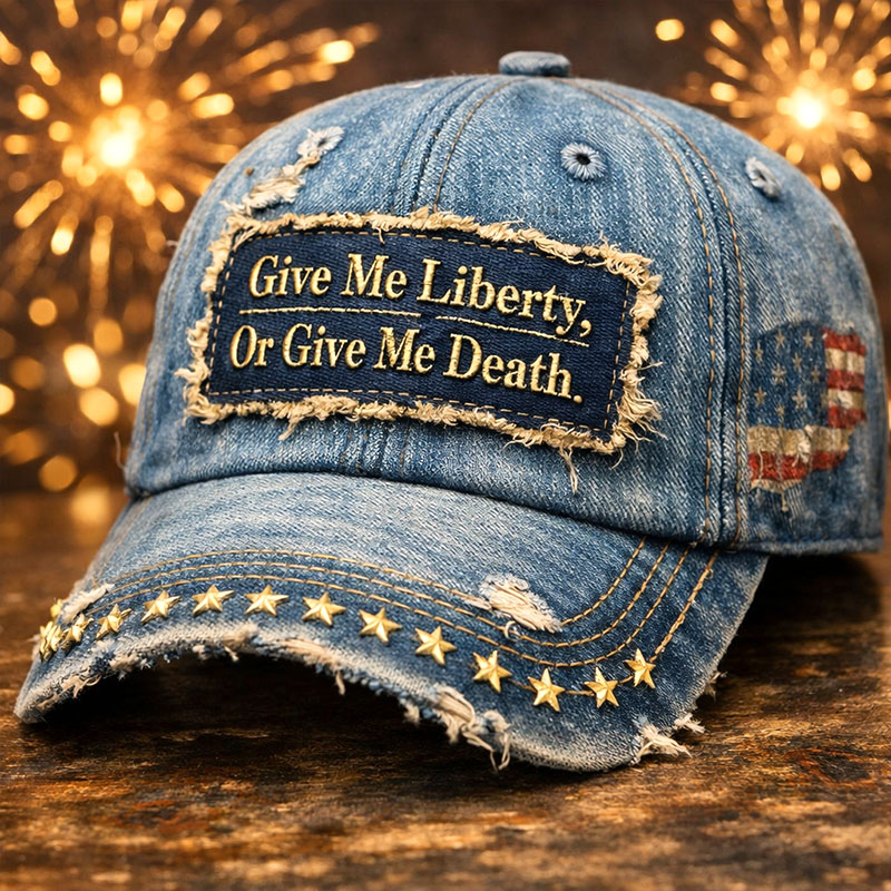 Give Me Liberty, Or Give Me Death Print Casual Hat