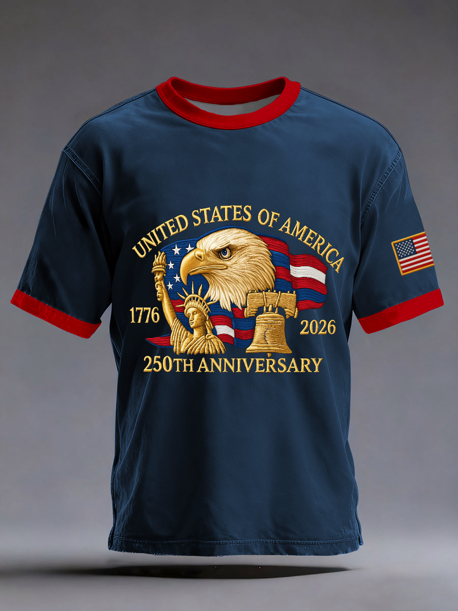 Men's USA 250th Anniversary Print T-Shirt
