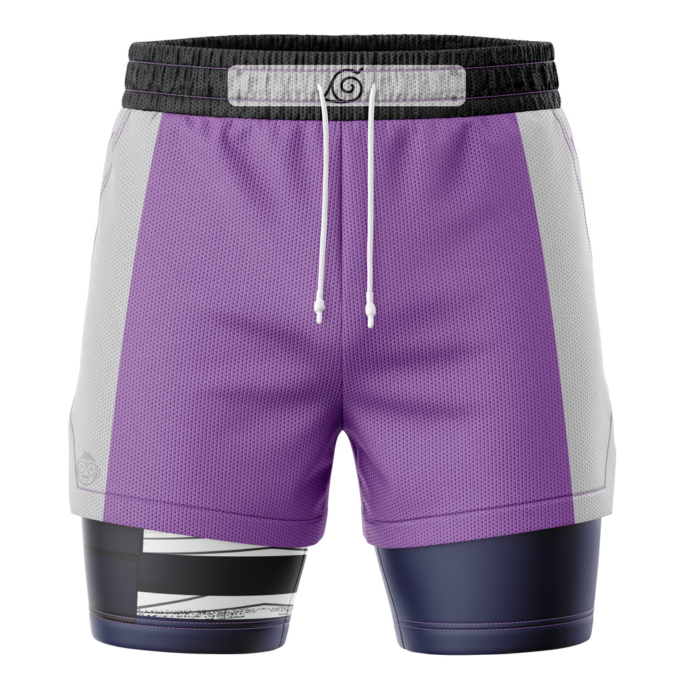 Hinata Hyuga Shippuden 2-in-1 Performance Shorts