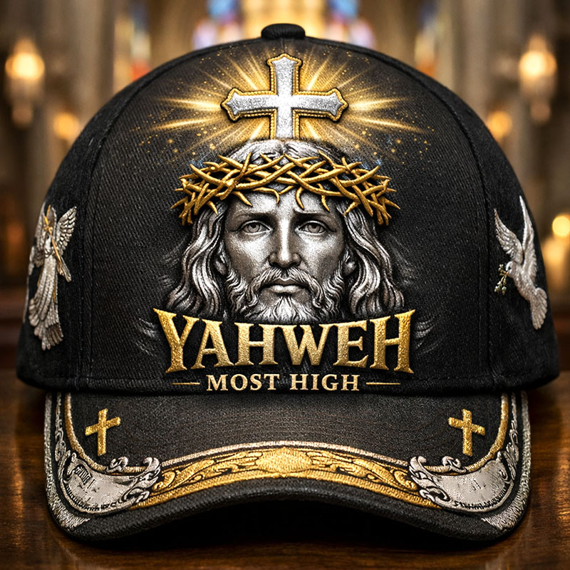 YAHWEH The True Light Faith  Printed Hat