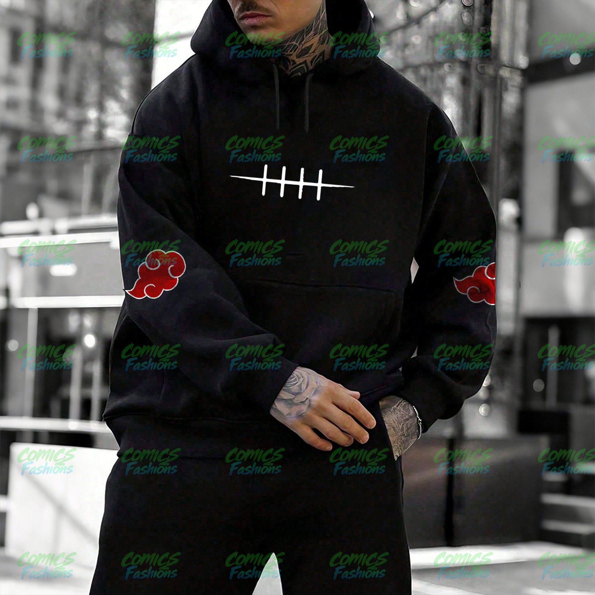 Unisex Graphic Streetwear Vintage Plush Hoodie