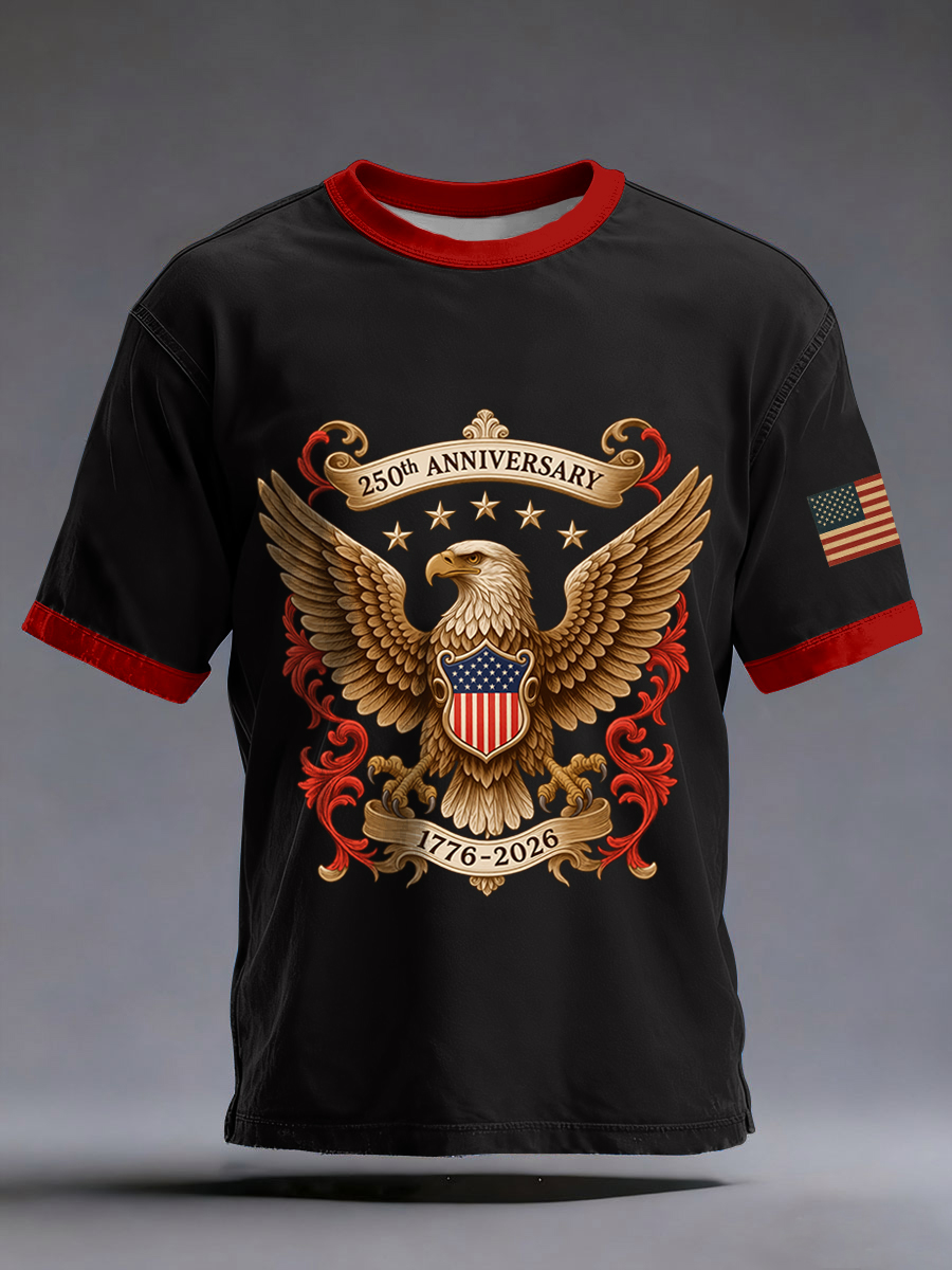 Men's USA 250th Anniversary Print T-Shirt