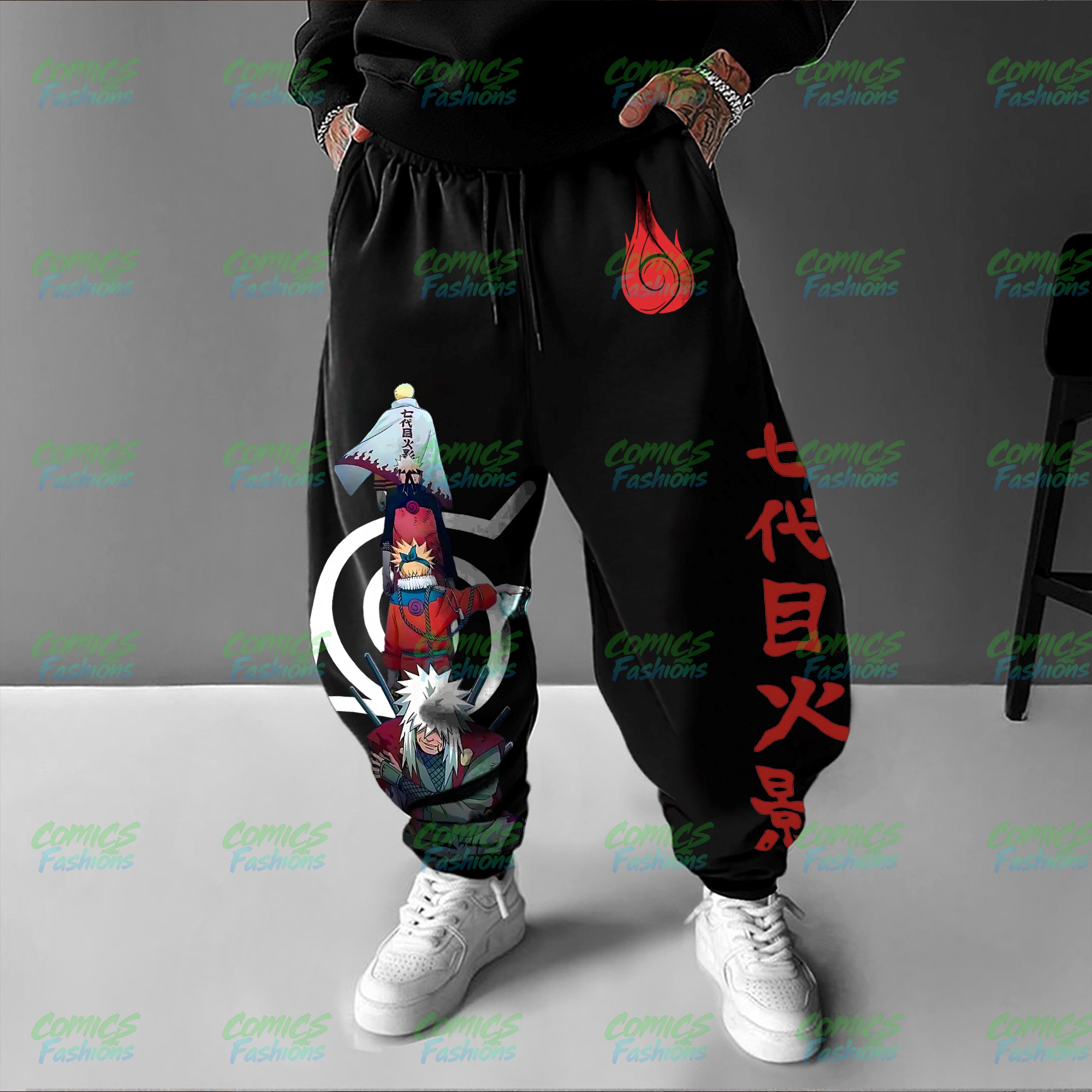 Unisex Anime Inspired Vintage Plush Pants