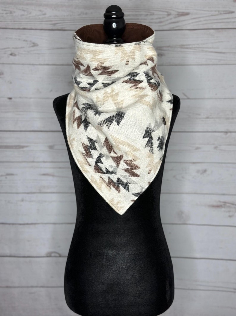 Tulsa Western Aztec Warm Neck Hood