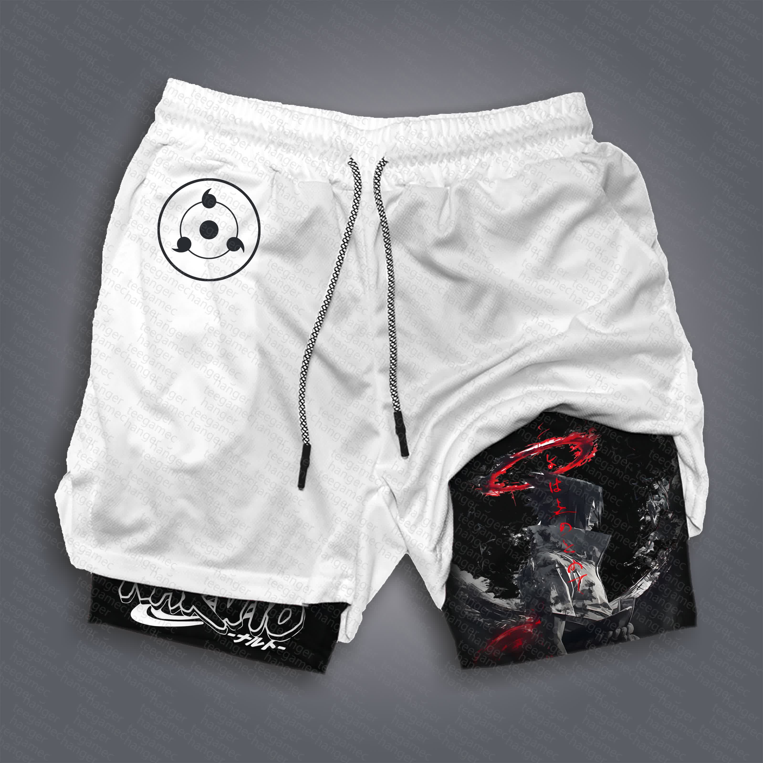 Unisex    Casual Anime Streetwear Gym Shorts