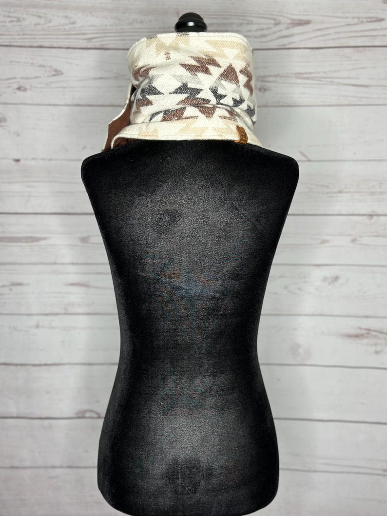 Tulsa Western Aztec Warm Neck Hood