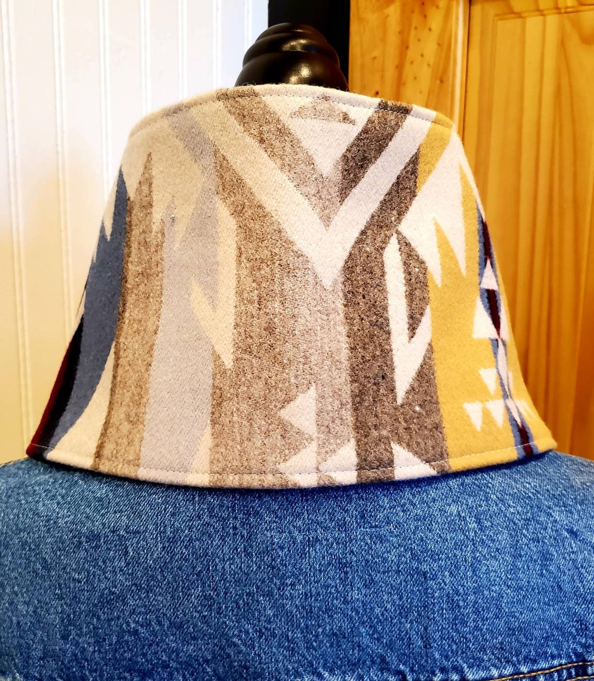 Wool Cowl Scarf - White Sands