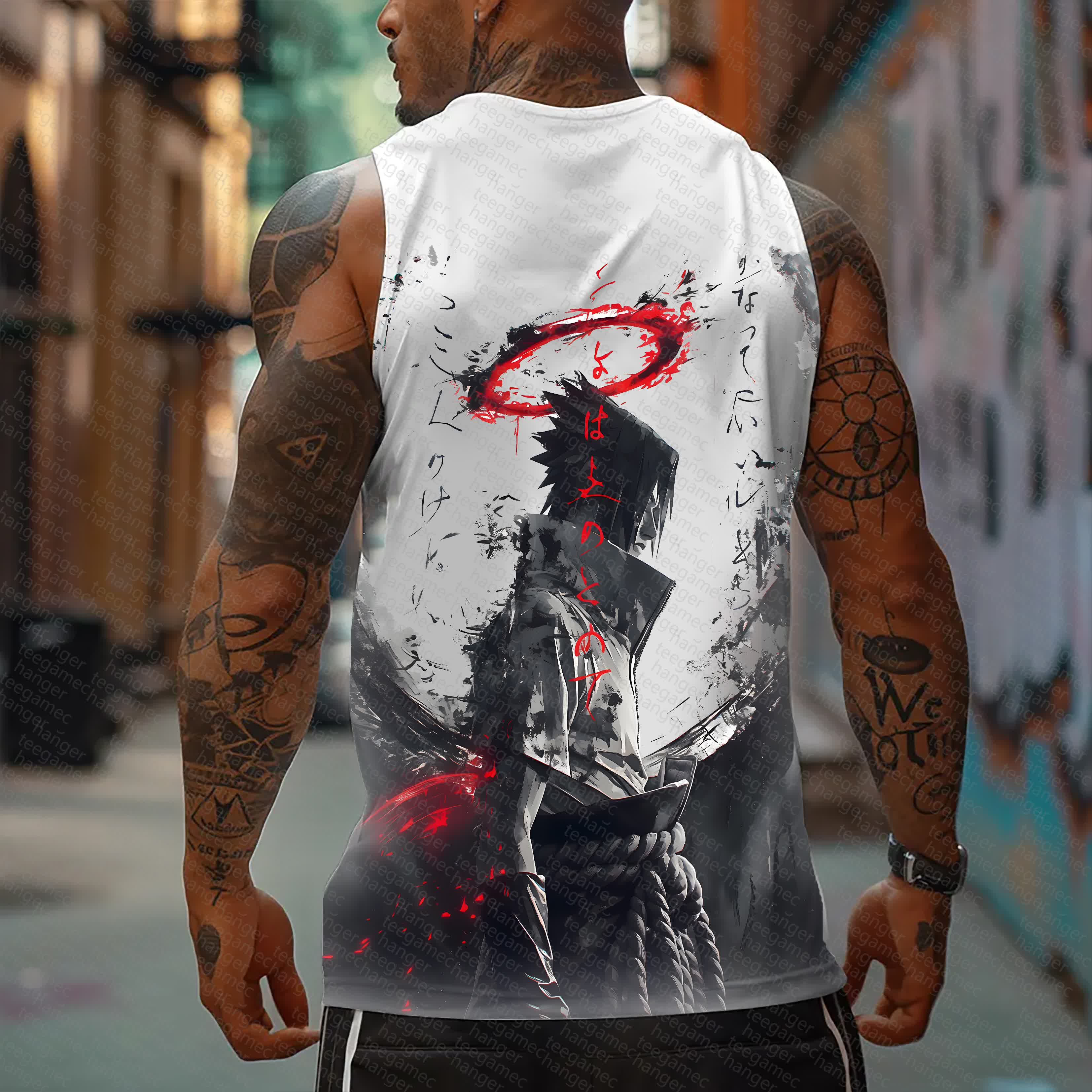 Unisex    Casual Anime  Tank Top