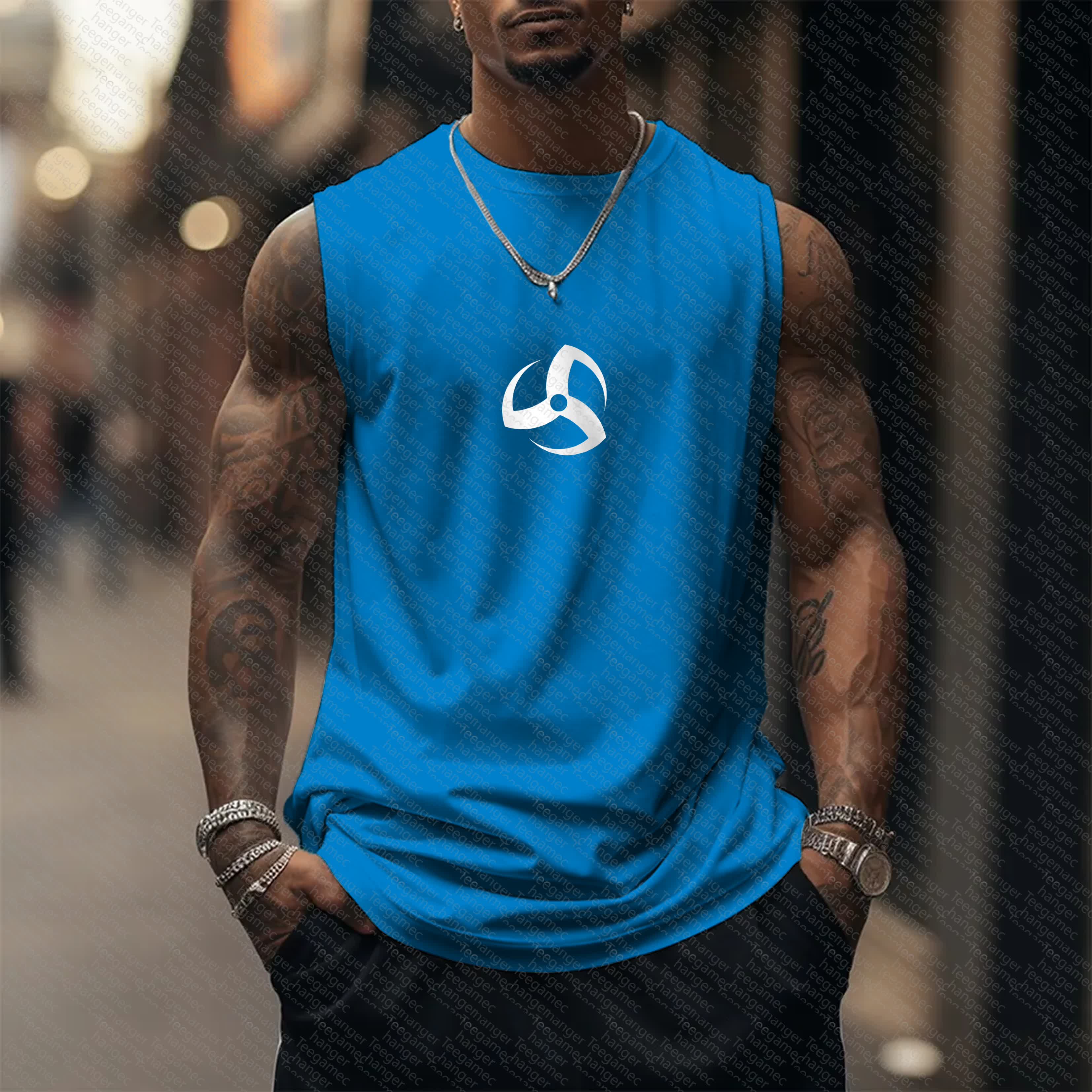 Unisex    Casual Anime  Tank Top