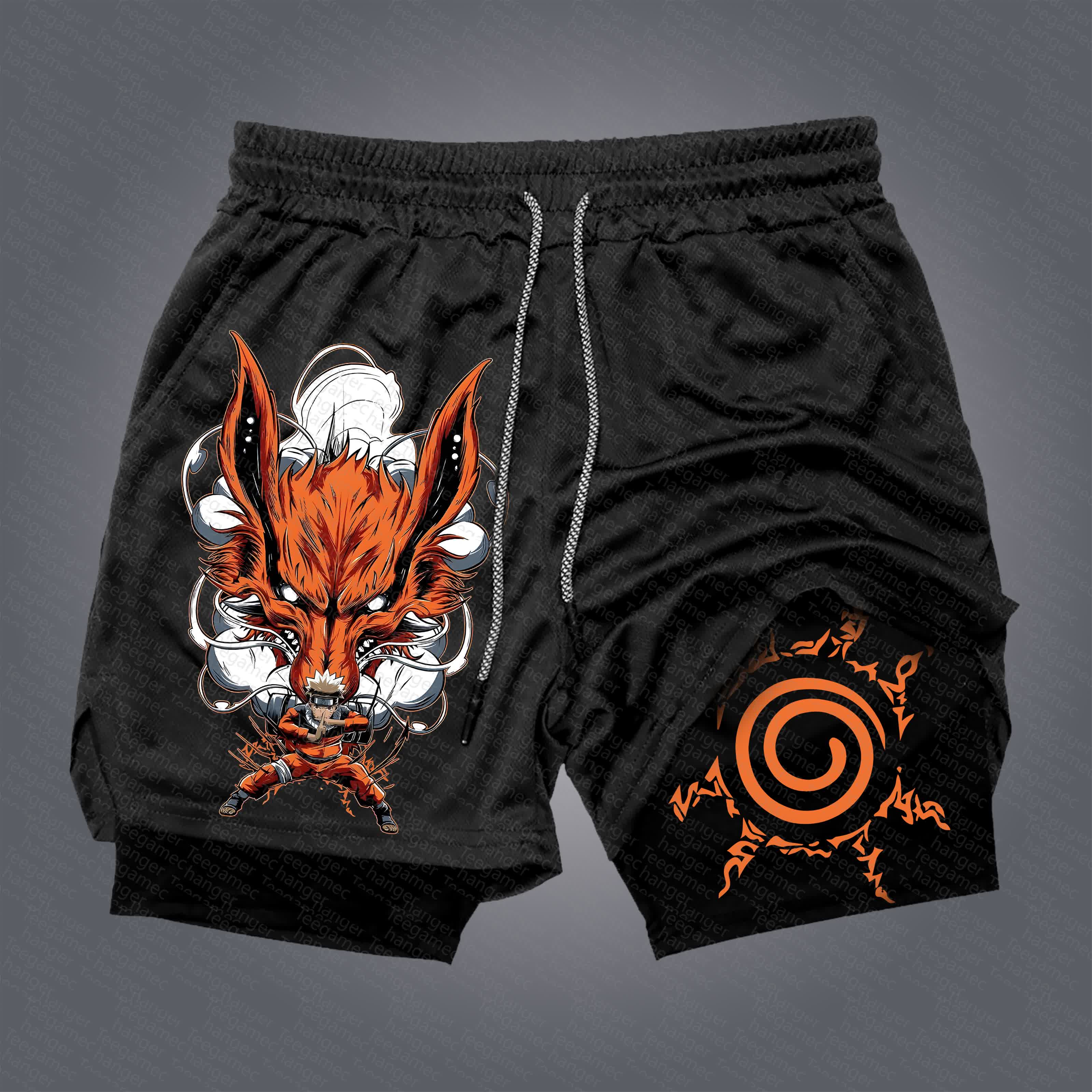Unisex    Casual Anime Streetwear Shorts