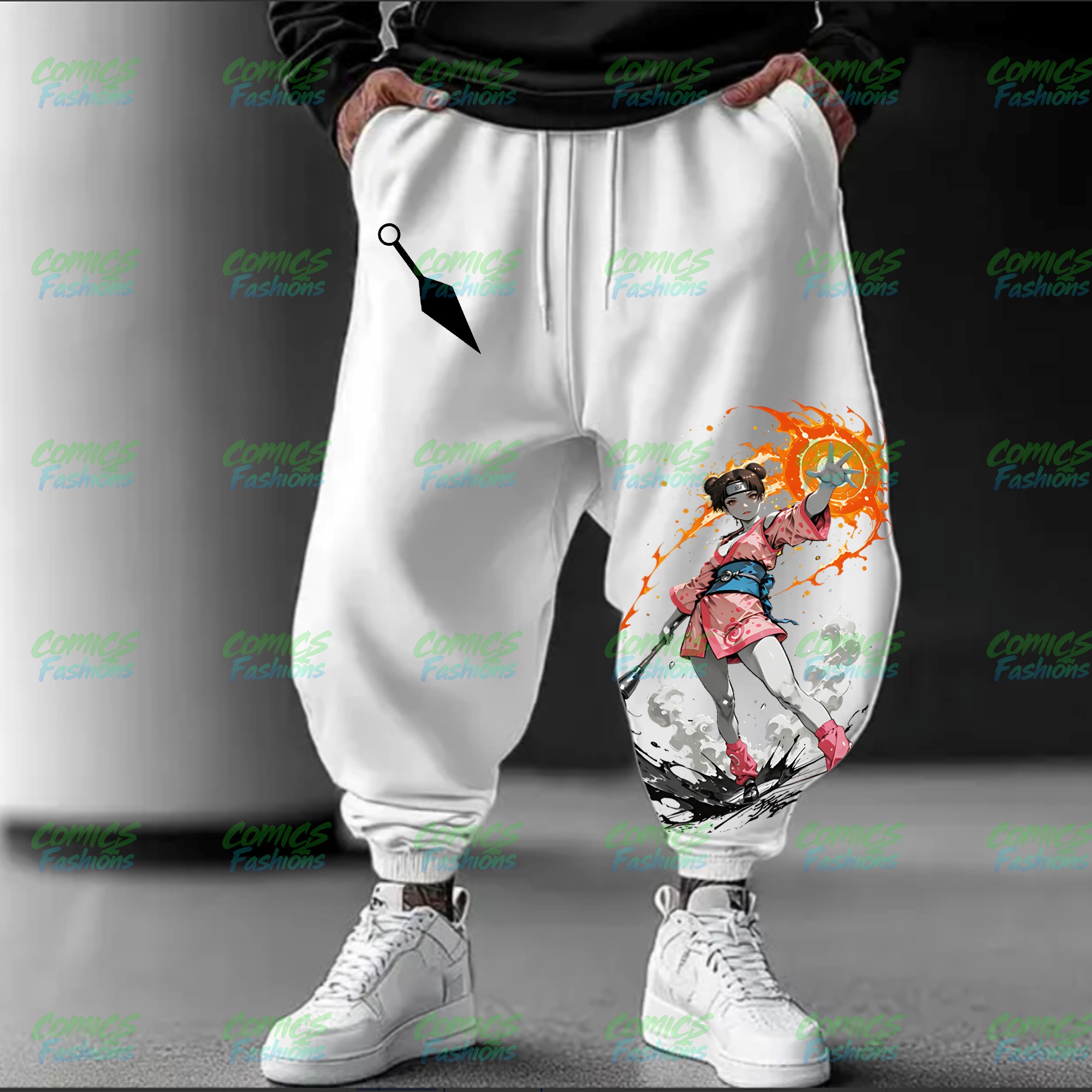 Unisex Anime Inspired Vintage Plush Pants