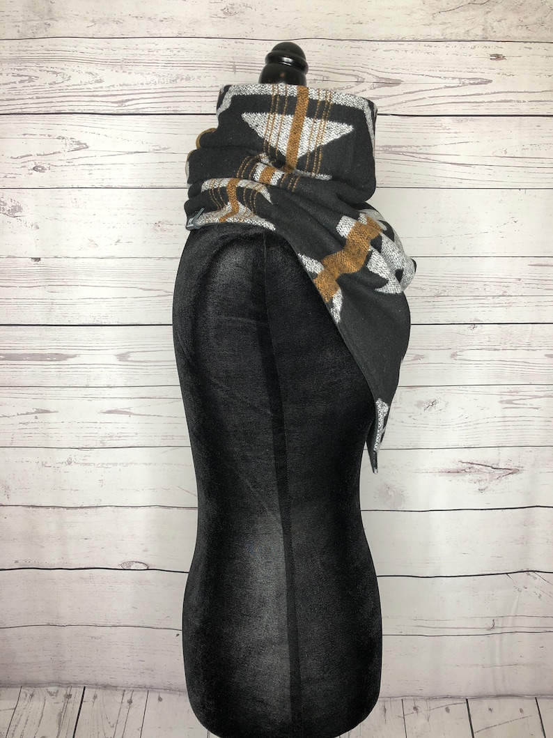 Ember Western Aztec Warm Neck Hood