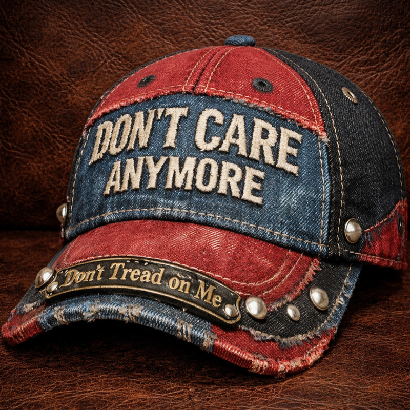 Don't Care Anymore Art Print Cap