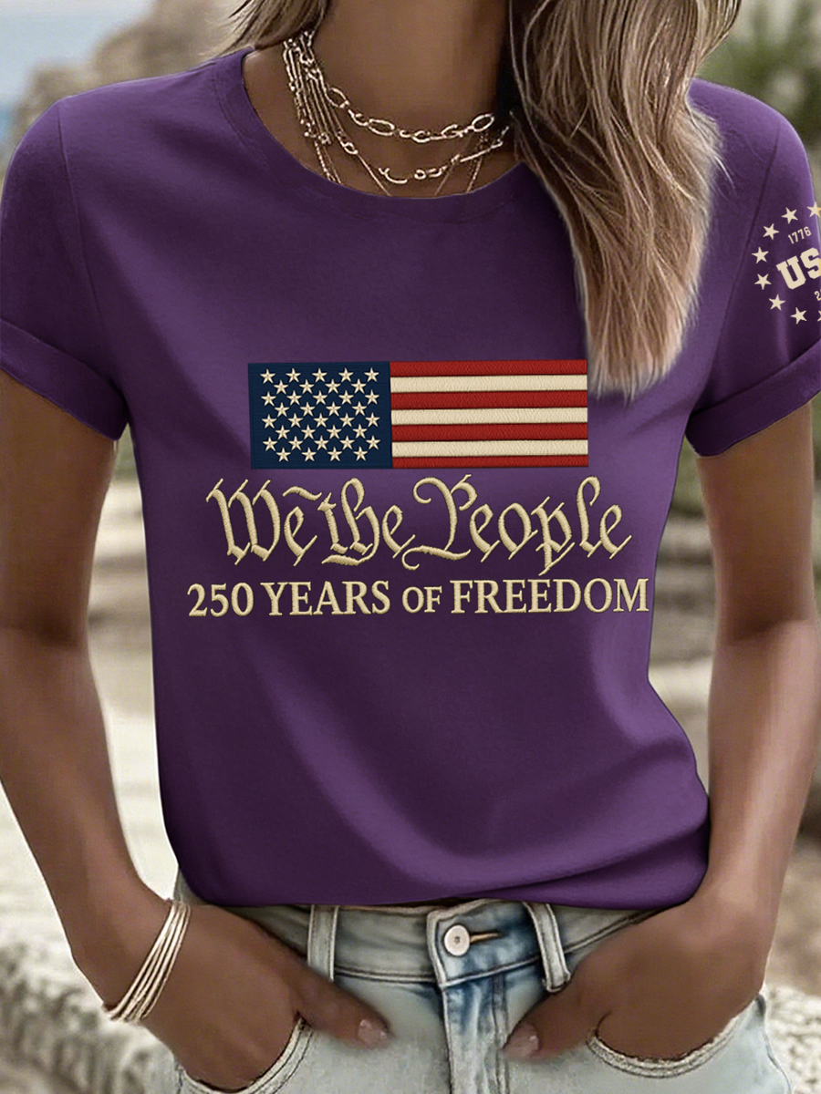 Women's American 250th Anniversary Print T-Shirt