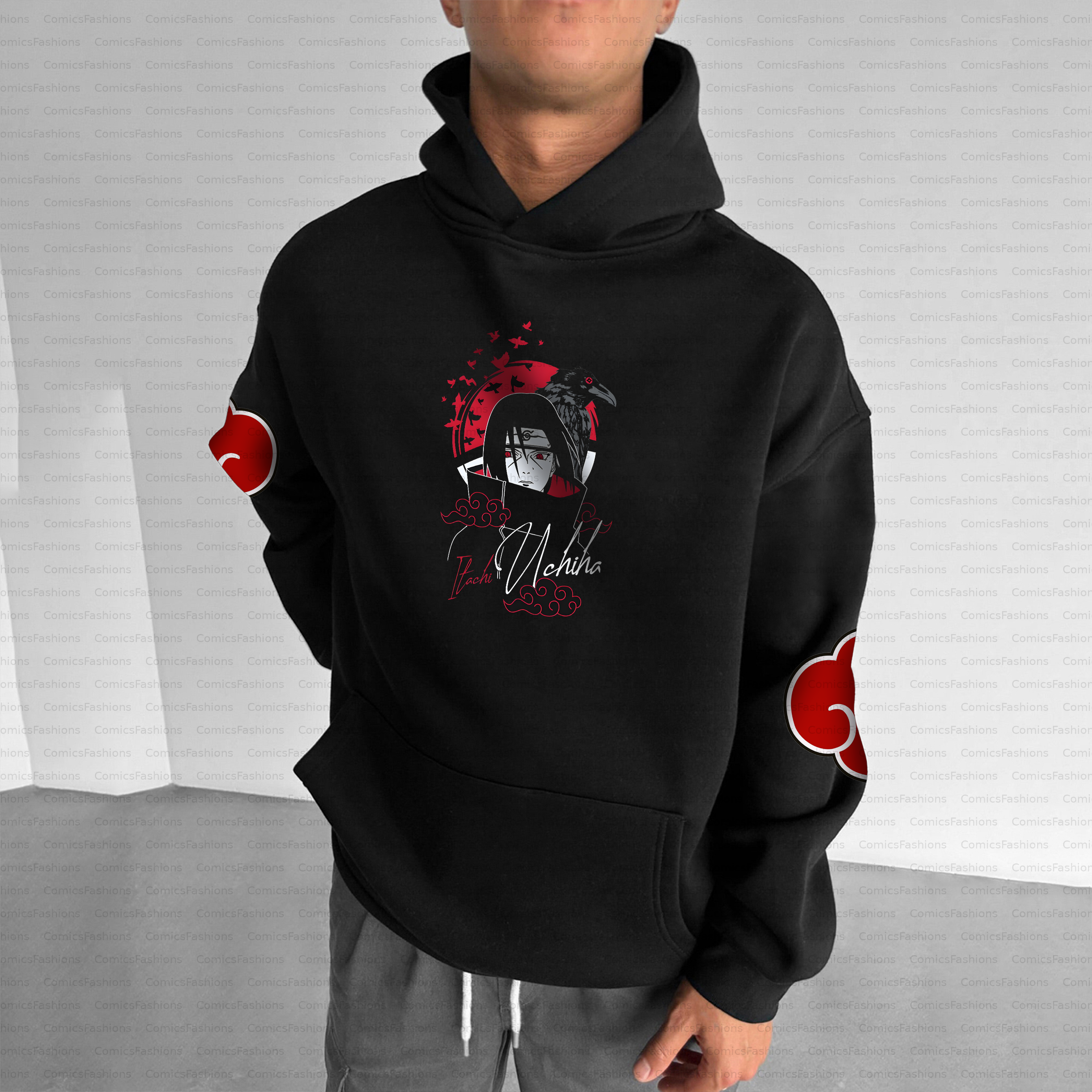 Unisex Anime Inspired Vintage Plush Hoodie