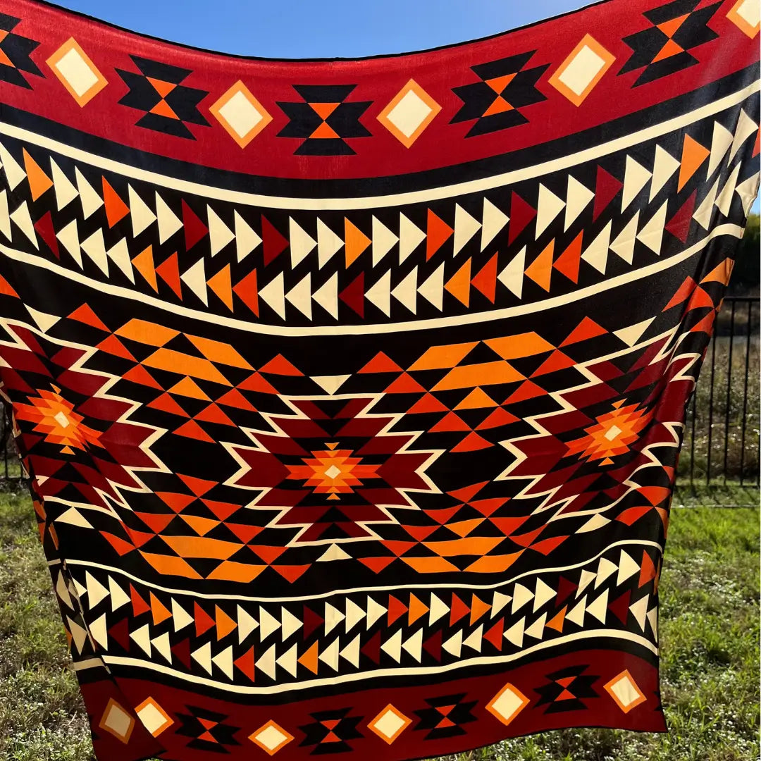 Aztec Wild Rags (Cimarron Cowboy) Silk Scarf