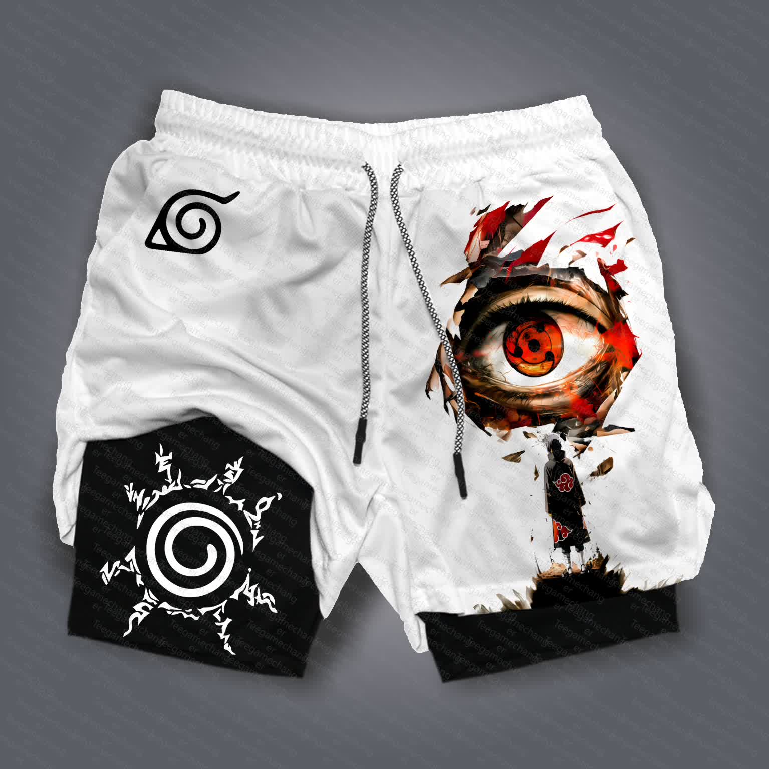 Unisex    Casual Anime Streetwear Shorts