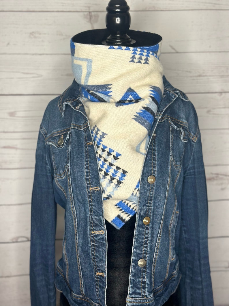 Snow Western Aztec Warm Neck Hood