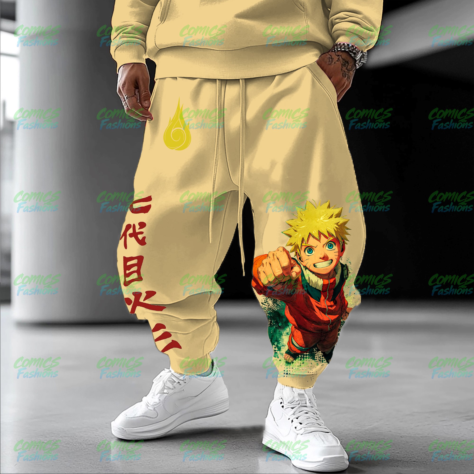 Unisex Anime Inspired Vintage Plush Pants