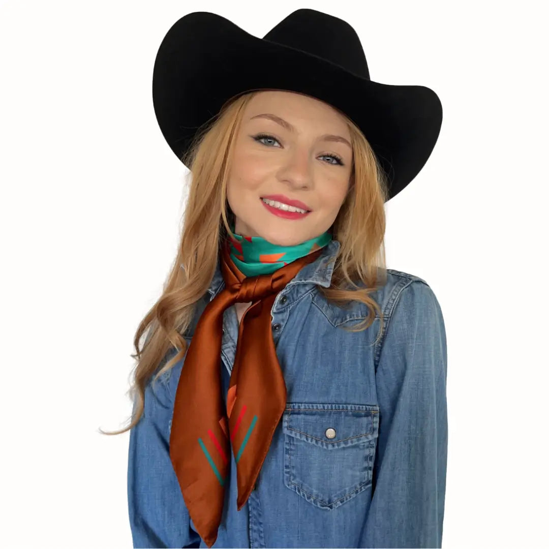 Western Wild Rags (Wild Thunderbird) Silk Scarf