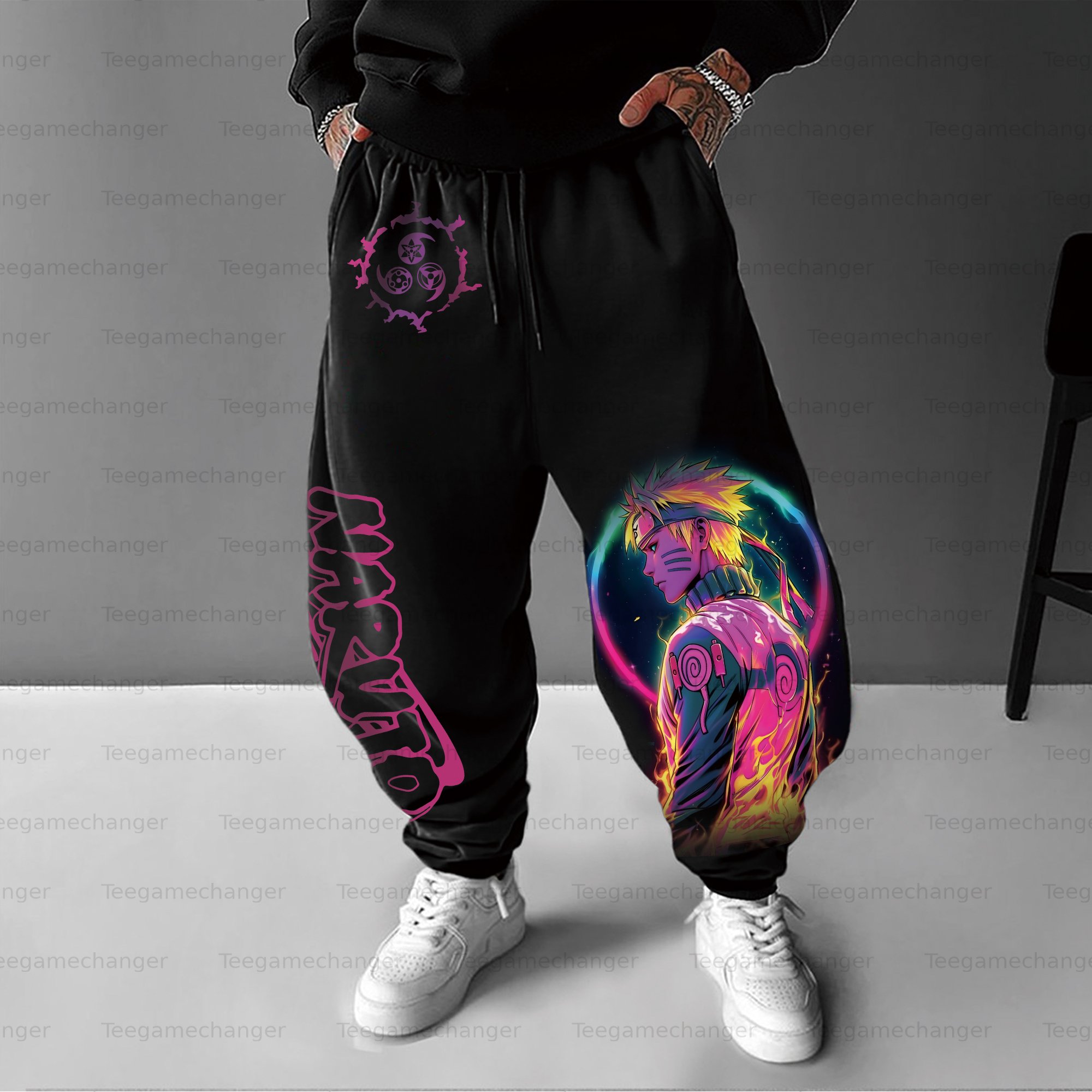 Unisex Anime Inspired Vintage Pants