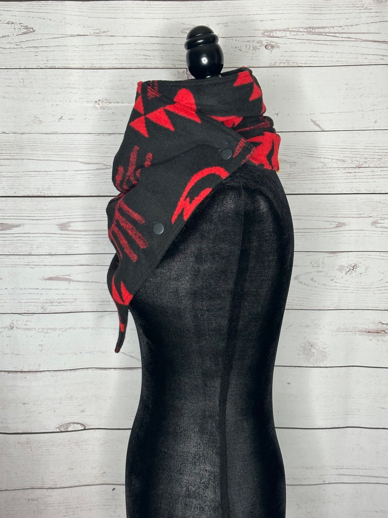 Red Eagle Western Aztec Warm Neck Hood