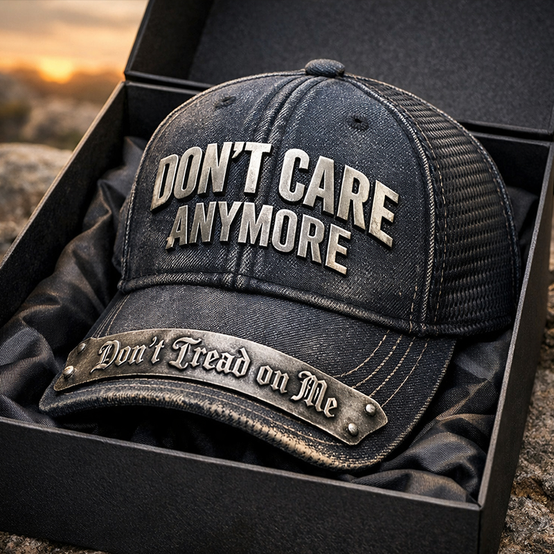 Don't Care Anymore Art Print Cap