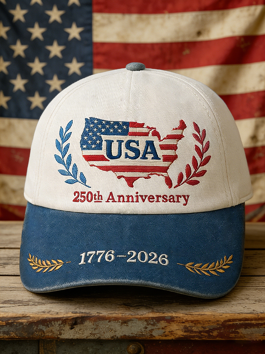 Unisex USA 250th Anniversary Print Hat