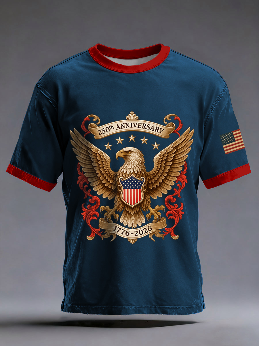 Men's USA 250th Anniversary Print T-Shirt