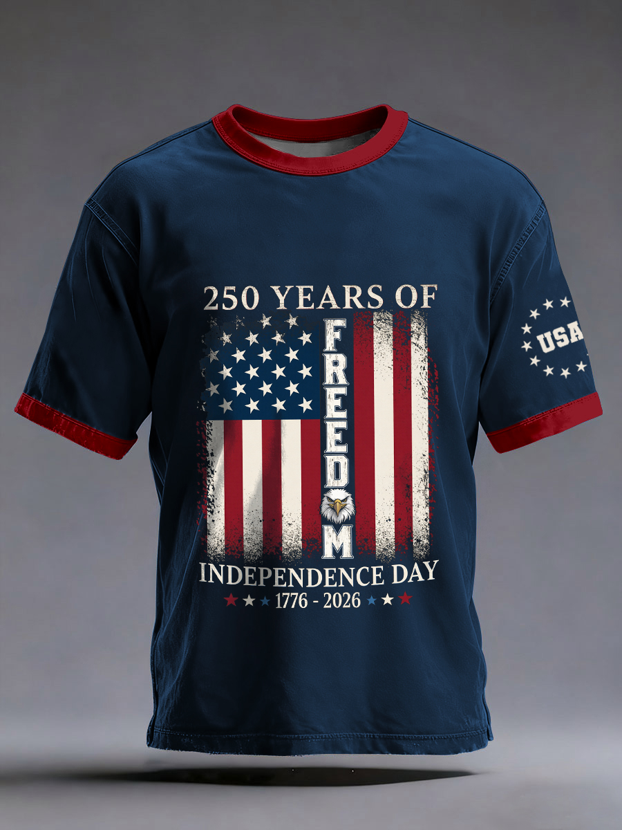 Men's USA 250th Anniversary Print T-Shirt