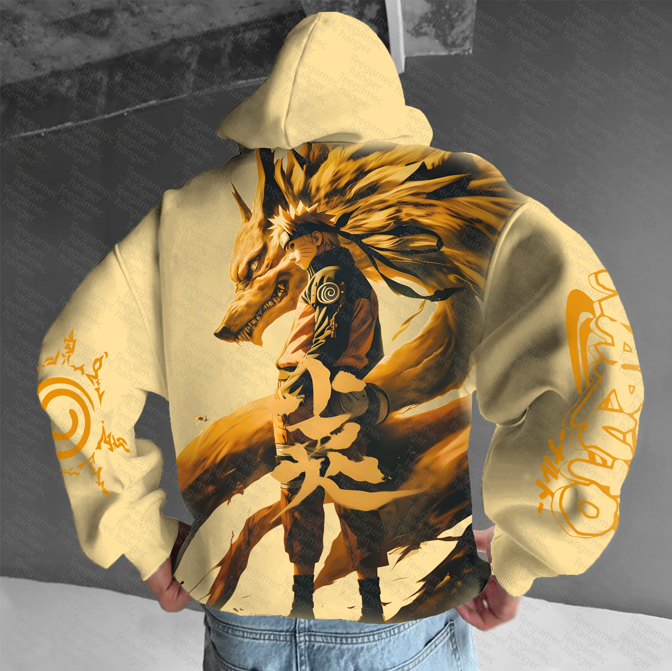 Unisex   Anime Graphic Streetwear Vintage Hoodie