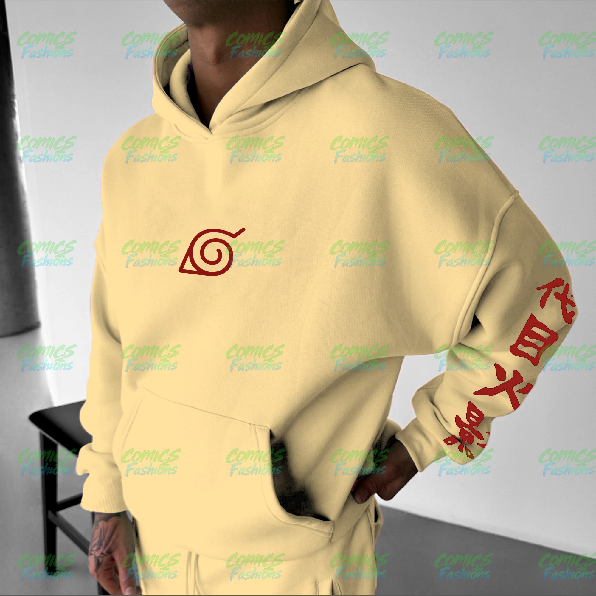 Unisex Graphic Streetwear Vintage Plush Hoodie